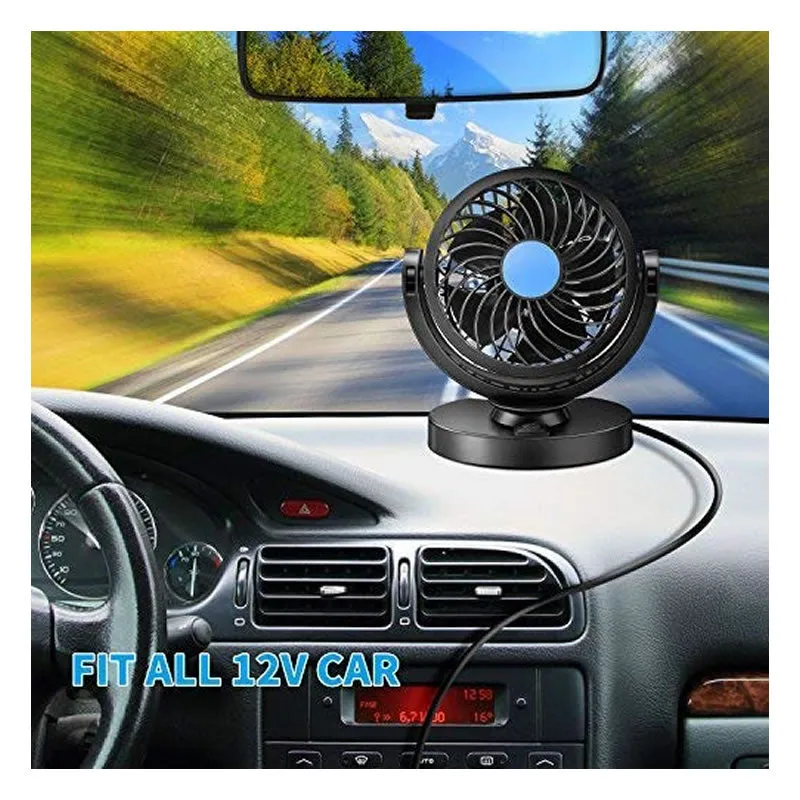 12V 360 Degree Car Cooling Fan