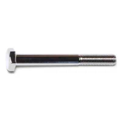 1/4"-28 x 2-1/4" Chrome Grade 5 Hex Cap Screws (10 pcs.)