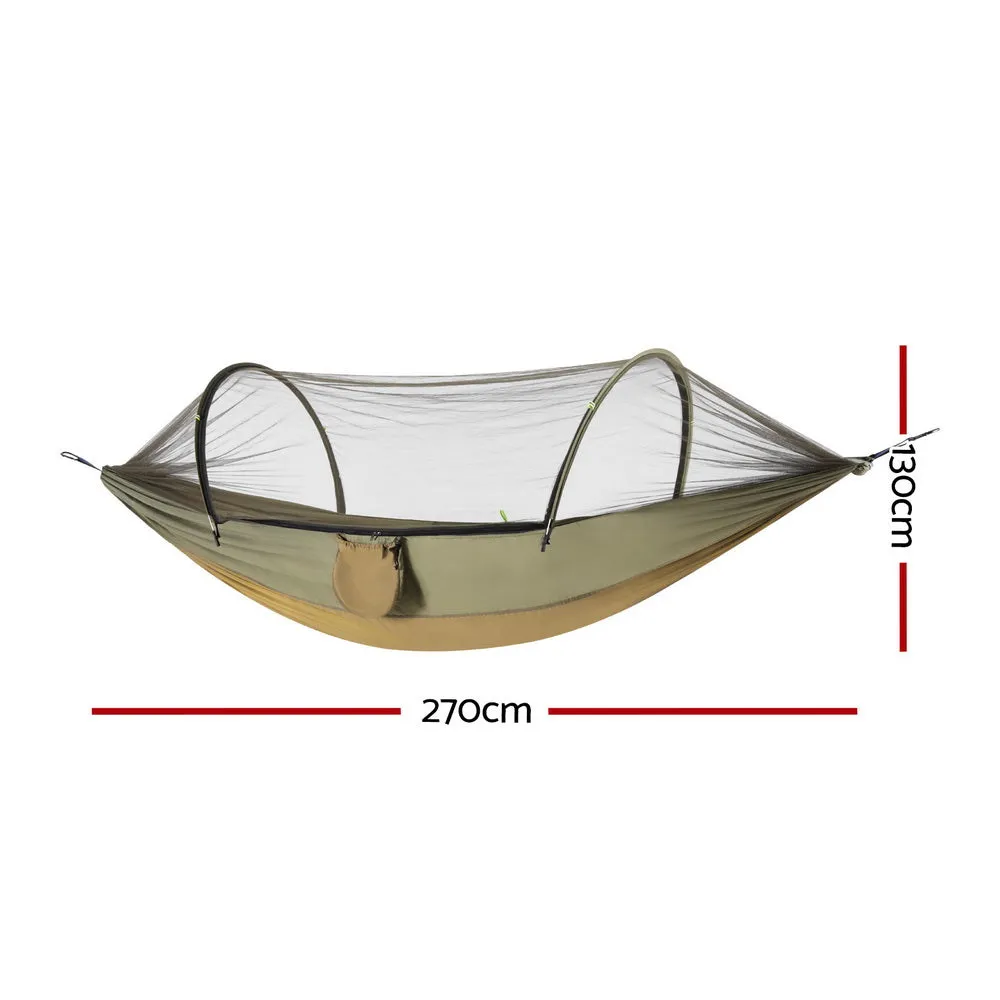 2-in-1 Hammock Bed with Mosquito Mesh Outdoor - Gardeon