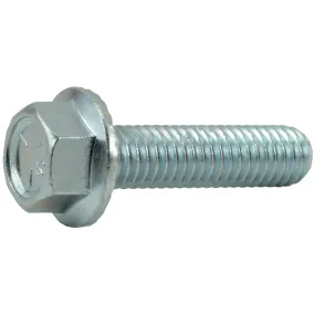 3/8"-16 x 1-1/2" Zinc Grade 5 Hex Washer Head Serrated Flange Bolts (6 pcs.)