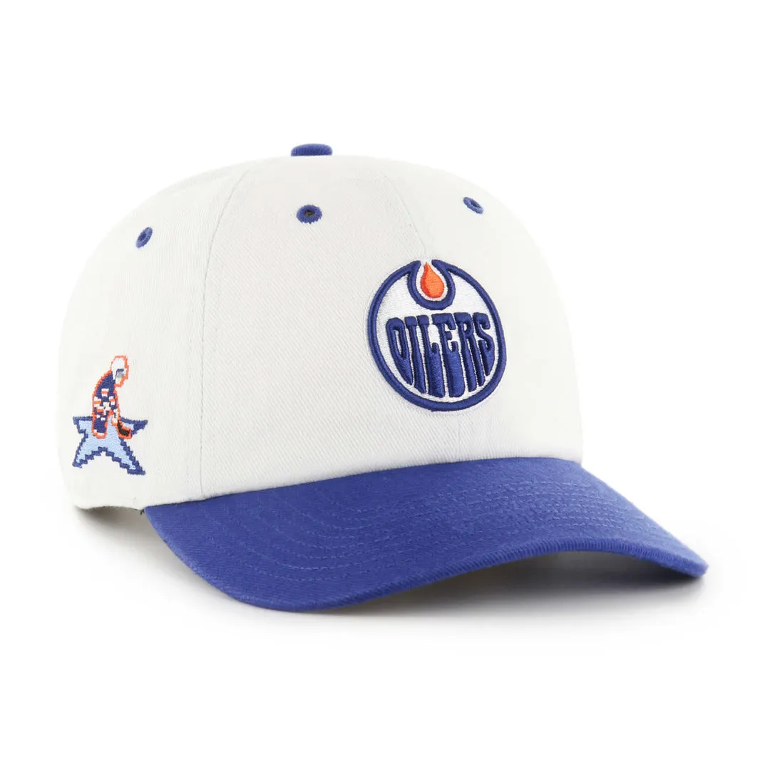 '47 Brand Men's NHL Edmonton Oilers Slapshot Clean-Up Cap