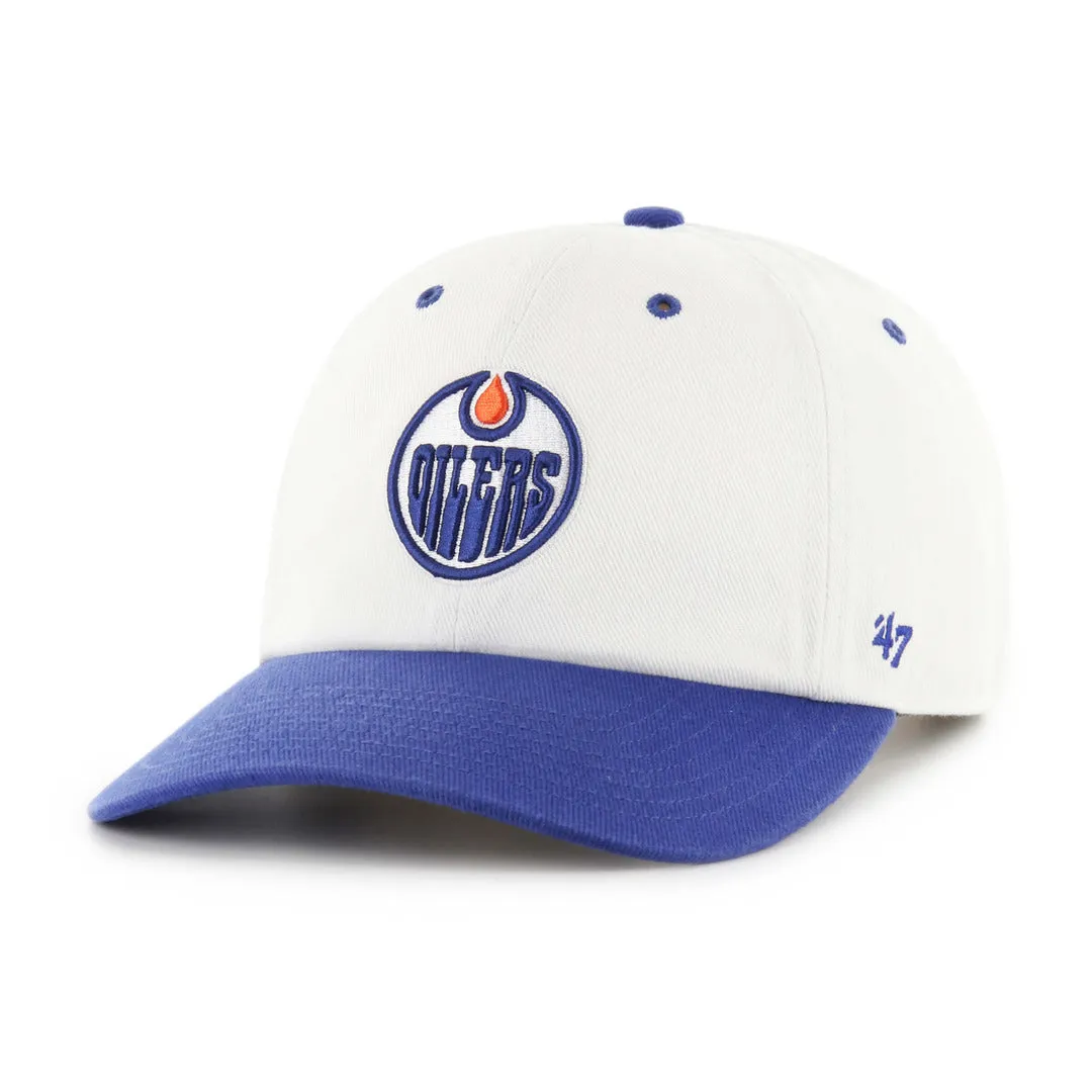 '47 Brand Men's NHL Edmonton Oilers Slapshot Clean-Up Cap