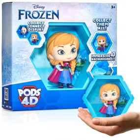 4d Disney Frozen Anna - Unique Connectable & Collectable Toy Figure, Wall/Shelf