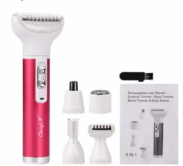 5 in 1 Rechargeable Electric Hair Remover