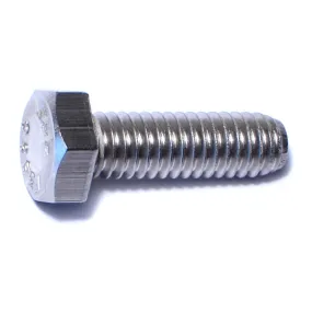 5/16"-18 x 1" 18-8 Stainless Steel Coarse Thread Hex Cap Screws