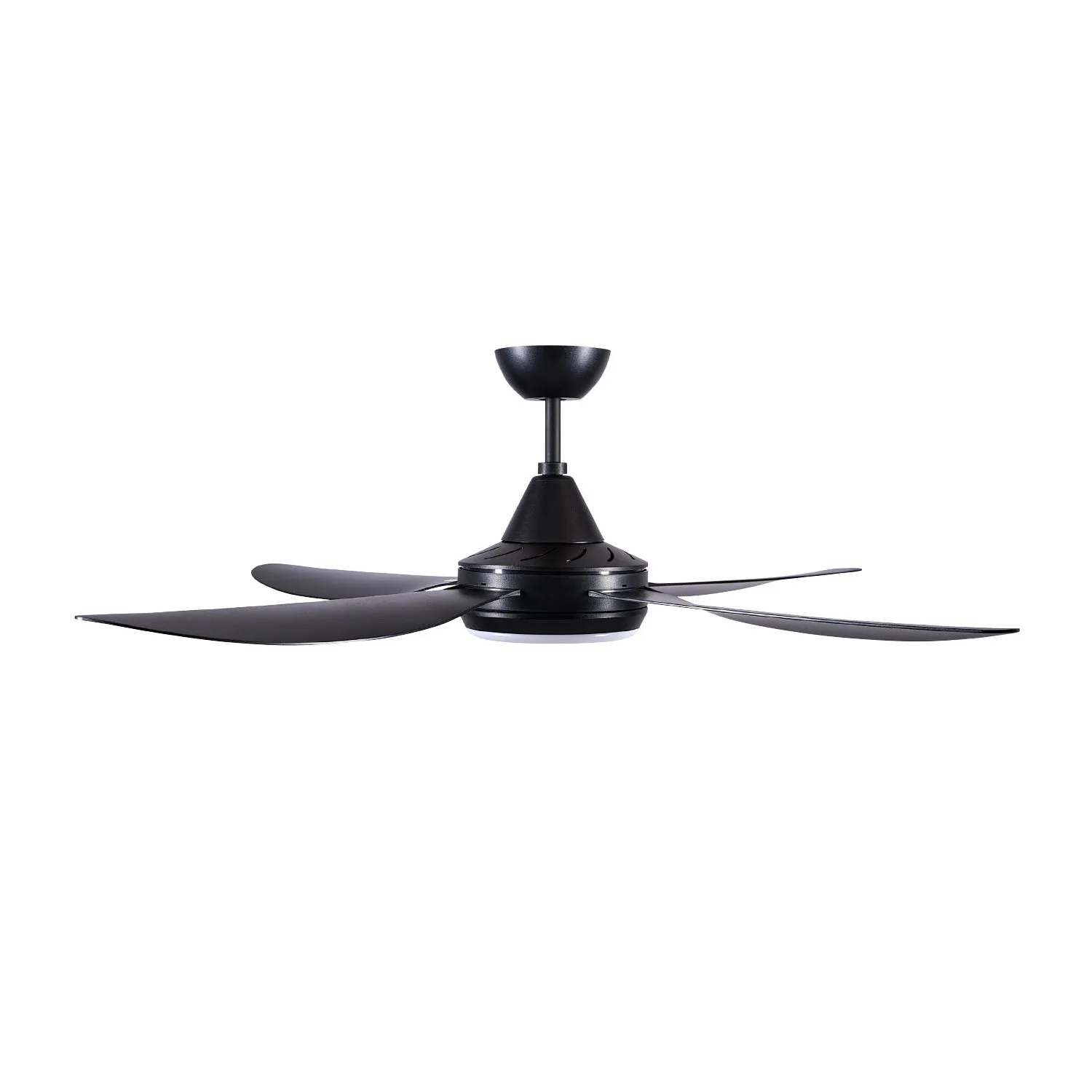 52" Vector DC Ceiling Fan White, Black with Light 22695/XX Brilliant Lighting