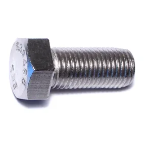 7/16"-20 x 1" 18-8 Stainless Hex Cap Screws (5 pcs.)