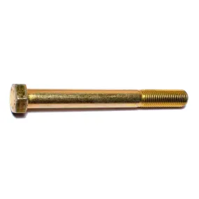 7/16"-20 x 4" Zinc Plated Grade 8 Steel Fine Thread Hex Cap Screws