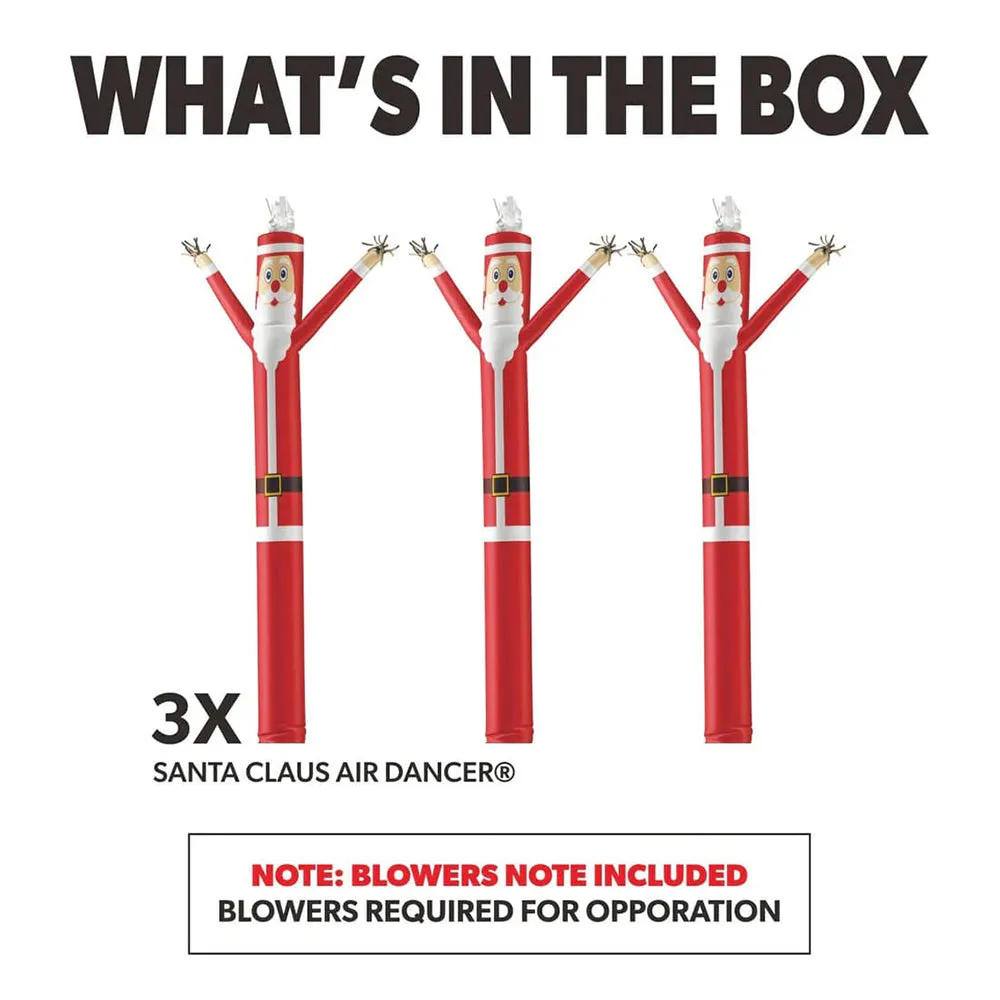 AIR DANCERS® SANTA CLAUSE 3-PACK