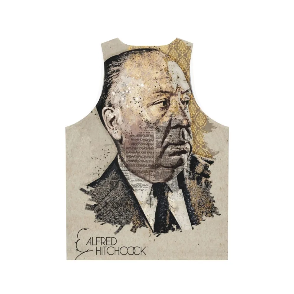 Alfred Hitchcock Movie Director Portrait Unisex Tank Top