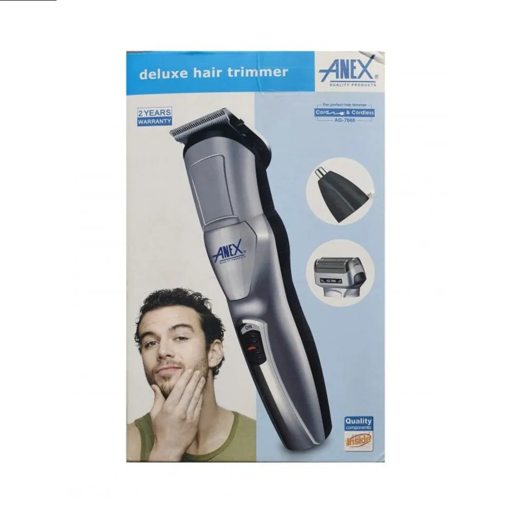 Anex Hair & Nose Trimmer & Shaver AG-7068