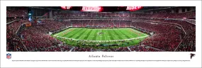 Atlanta Falcons First Regular-Season Game at Mercedes-Benz Stadium (2017) Panoramic Poster Print - Blakeway