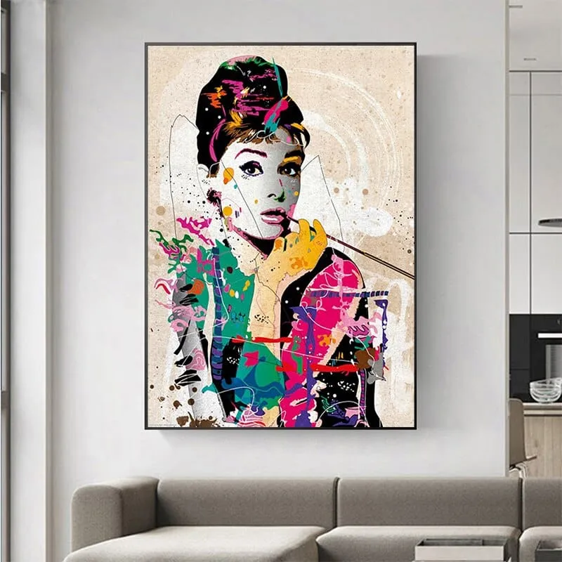 Audrey Hepburn Wall Art - Timeless Elegance