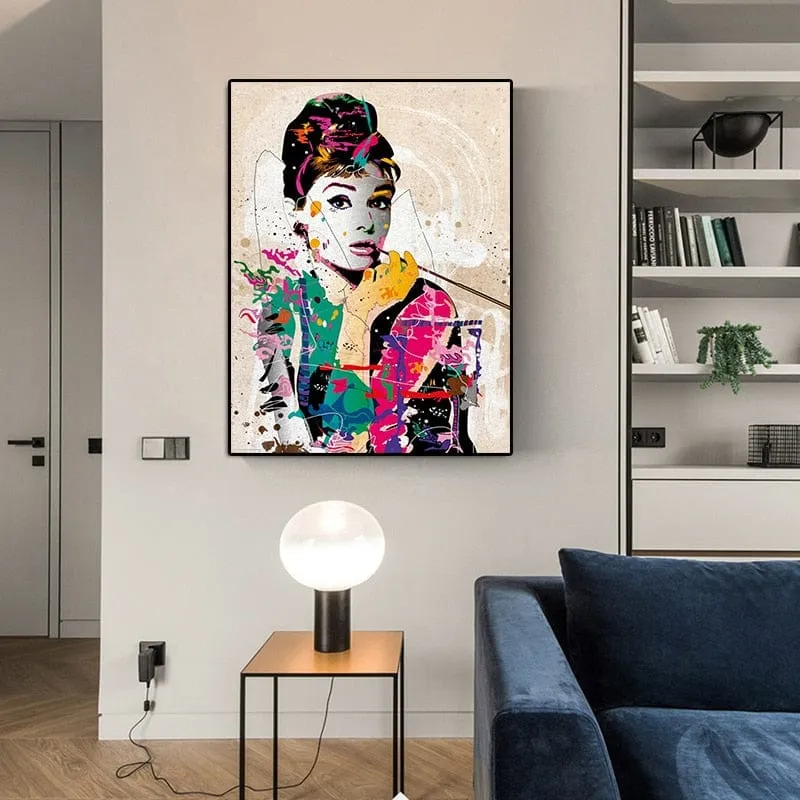 Audrey Hepburn Wall Art - Timeless Elegance