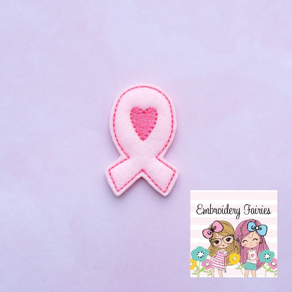 Awareness Ribbon Feltie File - Awareness Feltie - ITH Design - Embroidery Digital File - Machine Embroidery Design - Awareness Embroidery