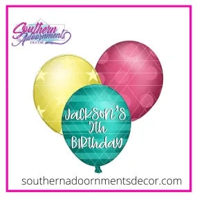 Balloon Trio Template & Digital Cut File