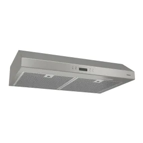 BCDJ142SS Broan® Glacier 42-inch Under-Cabinet Range Hood, 450 Max Blower CFM, Black