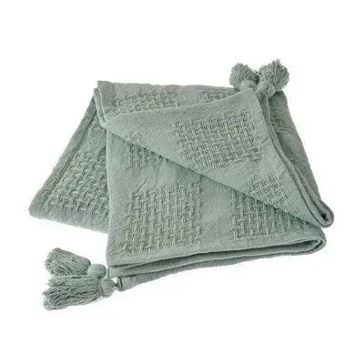 Belgium 80162MIJ Misty Jade Throw Blanket