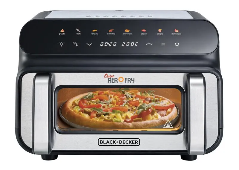 Black Decker, 10.5 L Digital Pizza Oven AirOfry, PGAF105