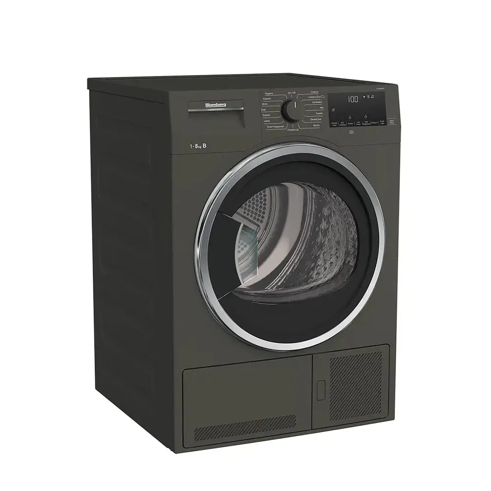 Blomberg LTK38030G 8kg Condenser Tumble Dryer  Graphite