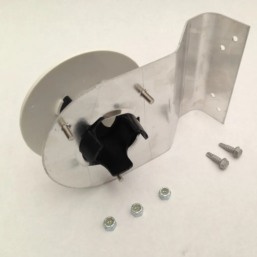 Bracket and Deflector for Adjustable Inflation Blower