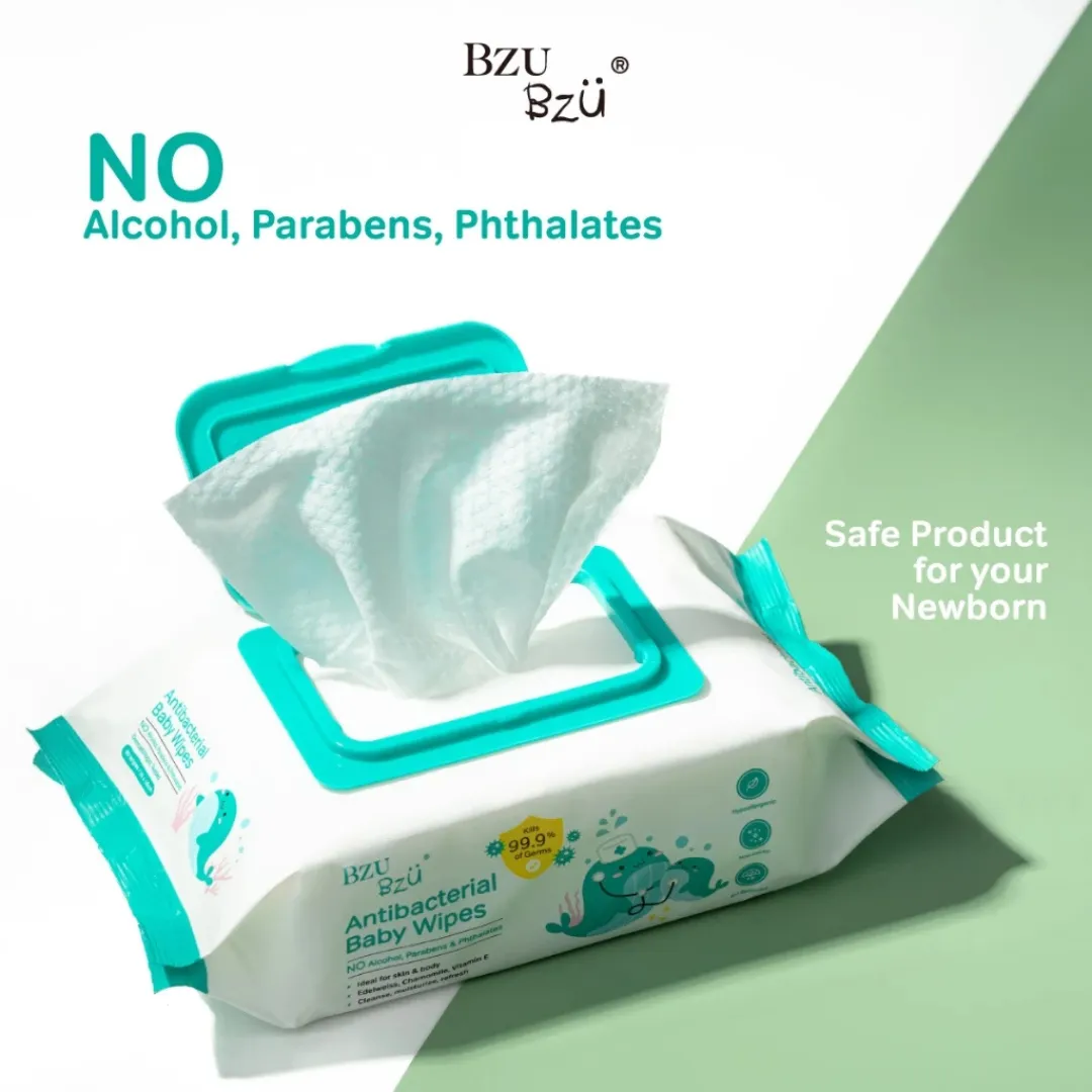 BZU BZU Antibacterial Baby Wipes Value Pack (80s x 2-pack)