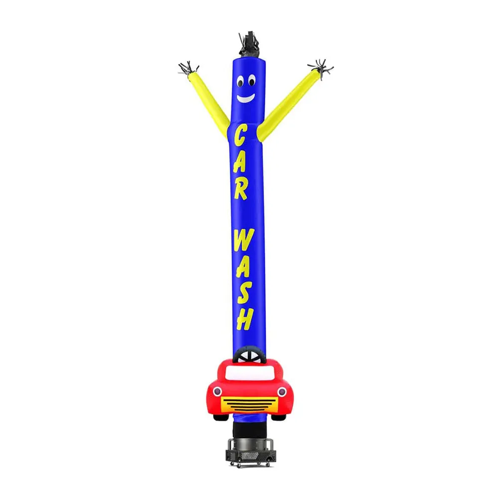 CAR WASH AIR DANCERS® INFLATABLE TUBE MAN WITH CAR SHAPE