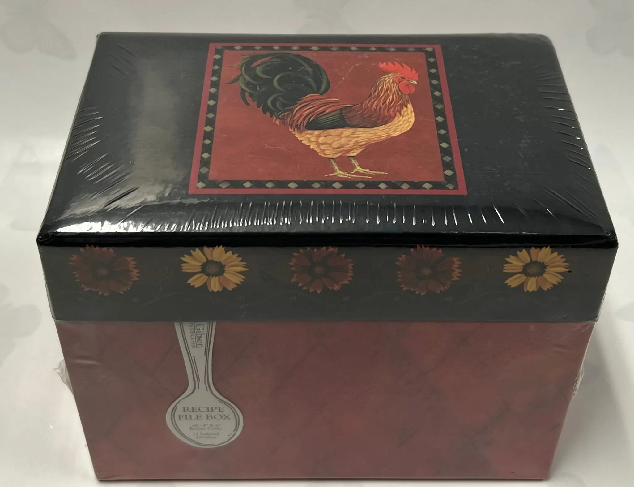 Chanticleer Recipe File Box