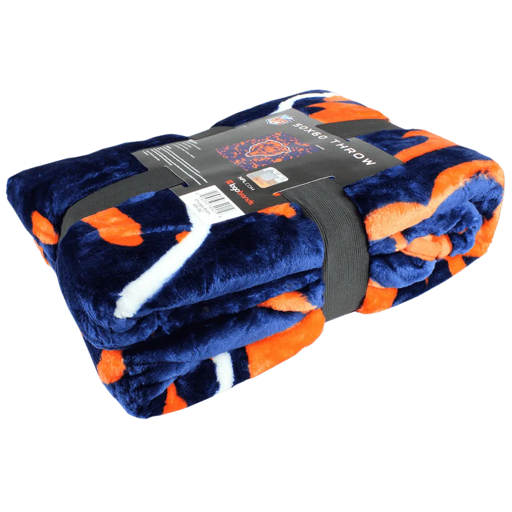 Chicago Bears Throw Blanket, 50" x 60"