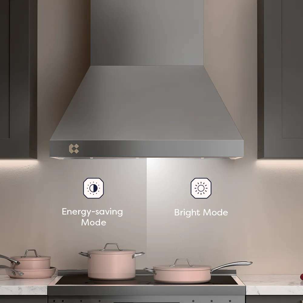 CIARRA Professional Series 36 inch Wall Mount Range Hood with 4-Speed Levels and Smart Control | CAS36313A-OW