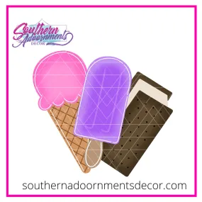 Cool Treats Template & Digital Cut File