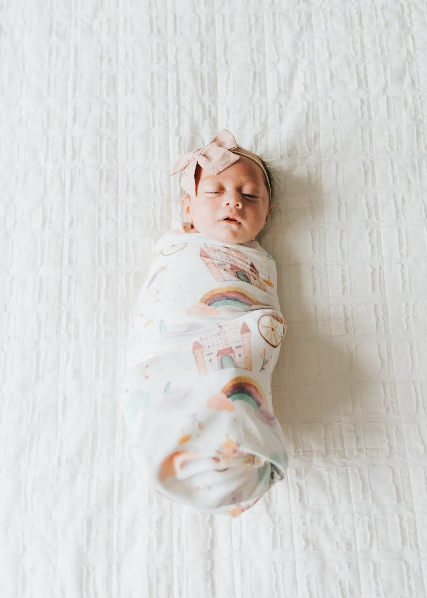 Copper Pearl Enchanted Knit Swaddle Blanket