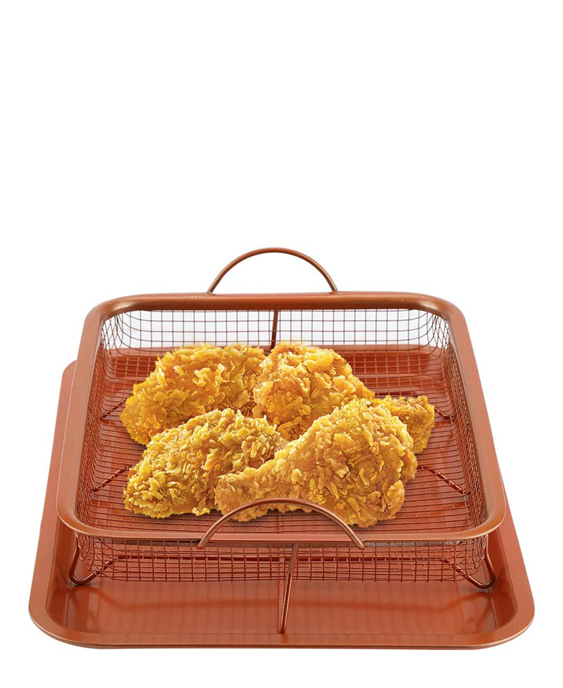 Crisper Air fryer Square Large - Copper