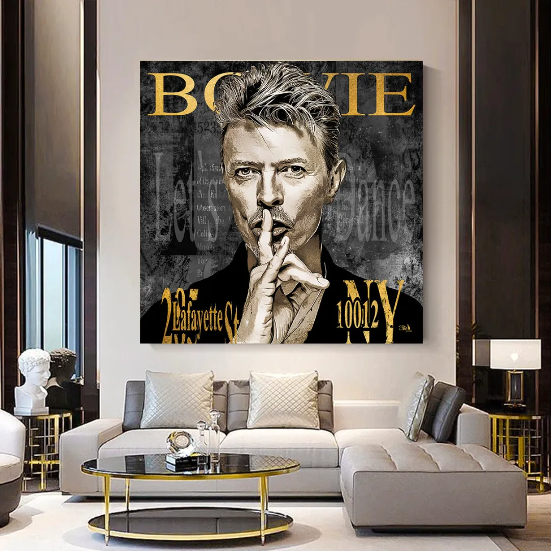 David Bowie Canvas Wall Art – Exquisite Collection for Fans