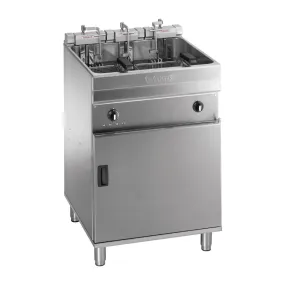 DB600 Valentine Single Tank Twin Basket Free Standing Electric Filtration Fryer Evo 600P