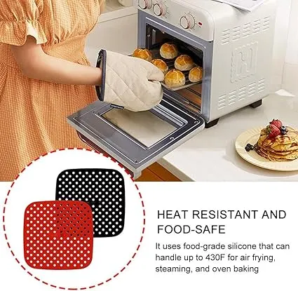 easiClean Reusable Air Fryer Mat - Square