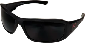 Edge Eyewear Brazeau TXB236 Black Frame Polarized Smoke Lens Glasses