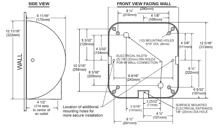 Excel XLERATOR XL-C-ECO Hand Dryer