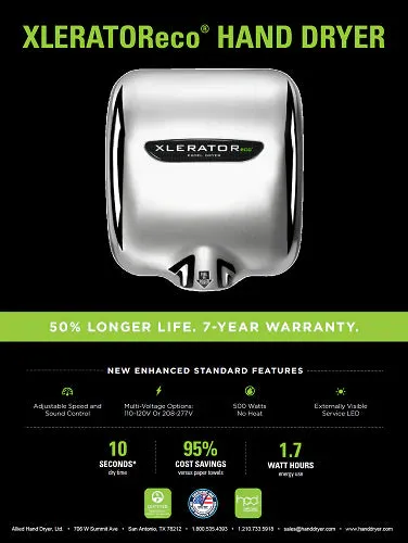 Excel XLERATOR XL-C-ECO Hand Dryer