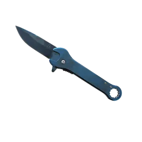 Falcon 7.75" Blue Spring Assisted Knife with 12 mm Wrench Function