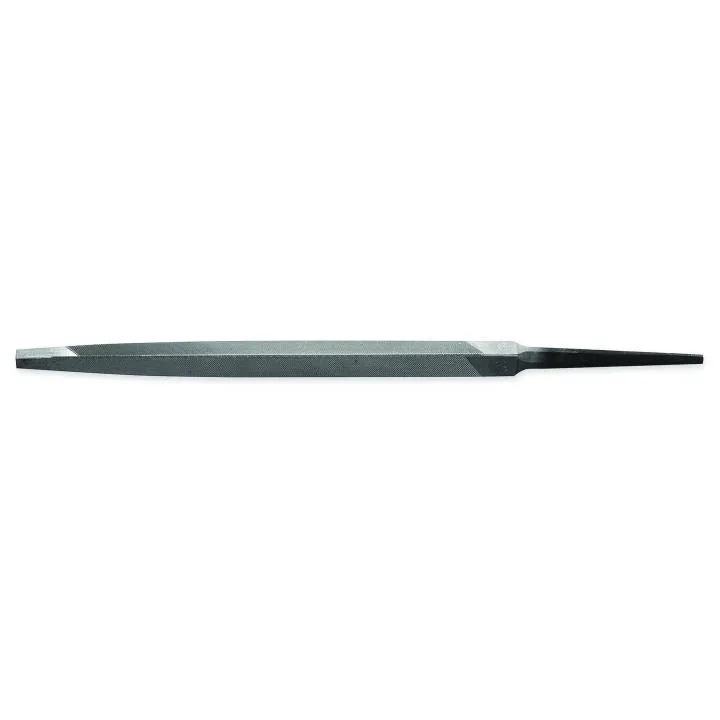 File - Crescent Nicholson 4" Triangle Single Cut Extra Slim Taper File - Boxed, 14547MN