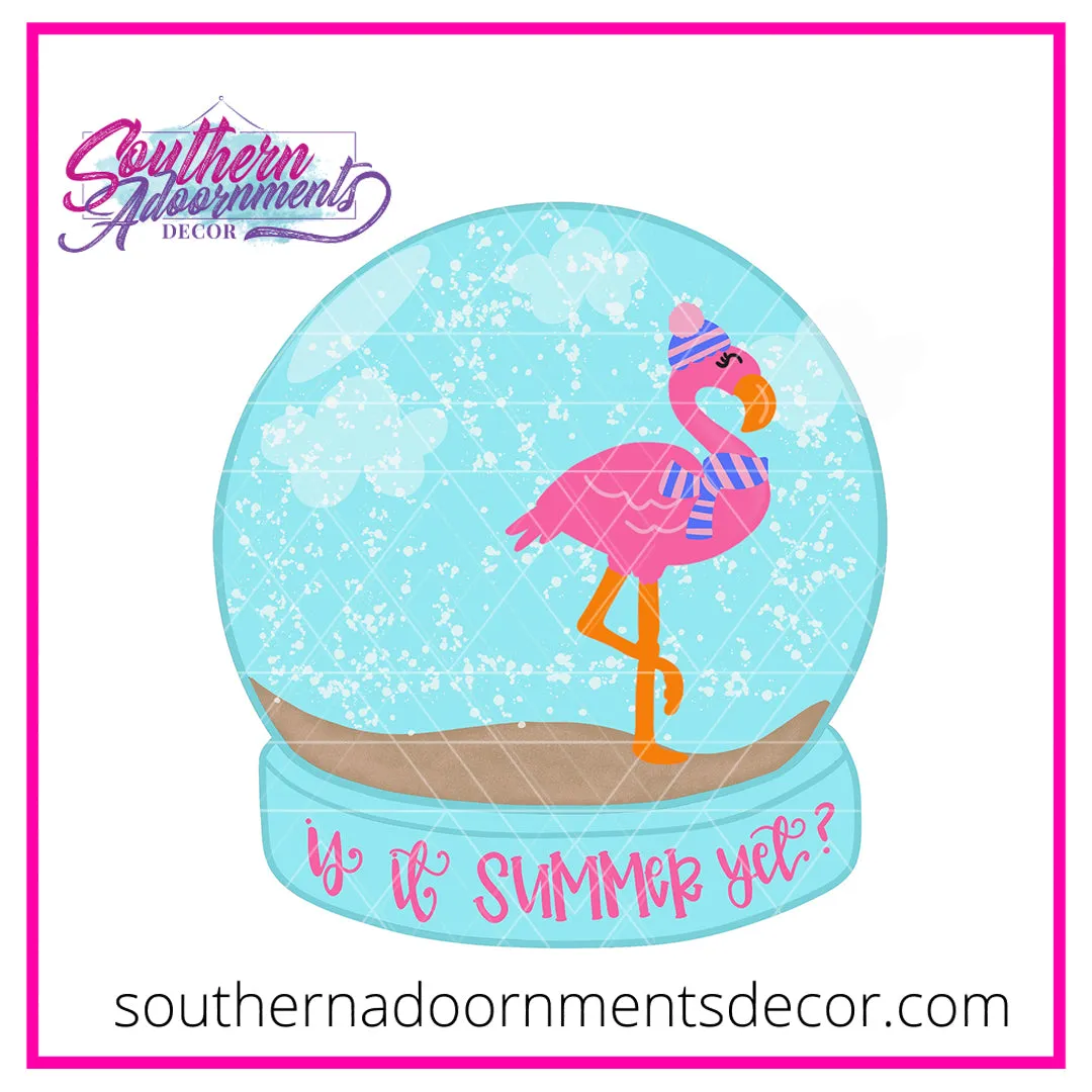 Flamingo Snowball Template & Digital Cut File