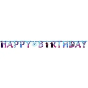 Frozen 2 Jumbo Happy Birthday Add-An-Age Letter Banner