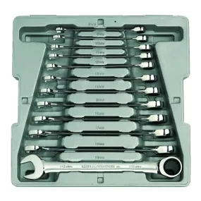 GEARWRENCH 9412 12PC METRIC RATCHETING WRENCH SET