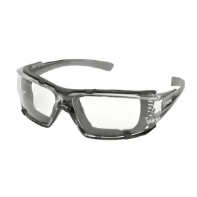 Go-Specs IV Safety Glasses/Goggle-Like Protection with Temple Slots and Ventilation Ports, Anti-Fog Lens