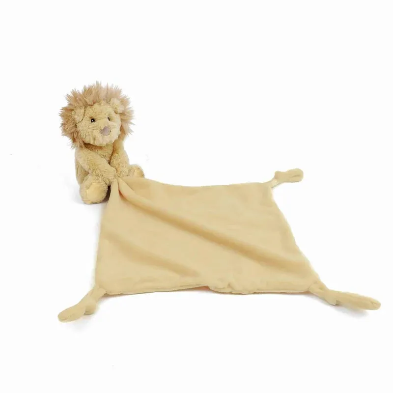 Golden Lion Knotted Security Blankie