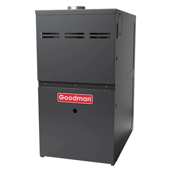 Goodman GMVC80; 80% AFUE; 100,000 BTU; Two Stage Variable Speed Gas Furnace