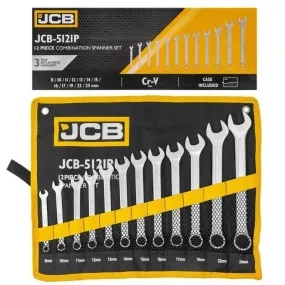 Jcb Combination Wrench Set 12El. (8-24Mm)