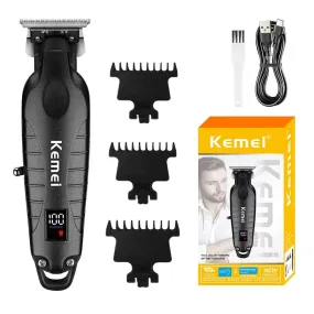 Kemei 2293 Barber Cordless Hair Trimmer 0mm Zero Gapped Carving