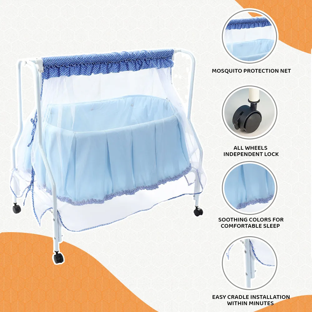 Kiddery Lyra | Baby Cradle | Blue